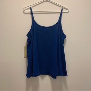 Super Skin soft Oversized Camisole Royal Blue Tank
